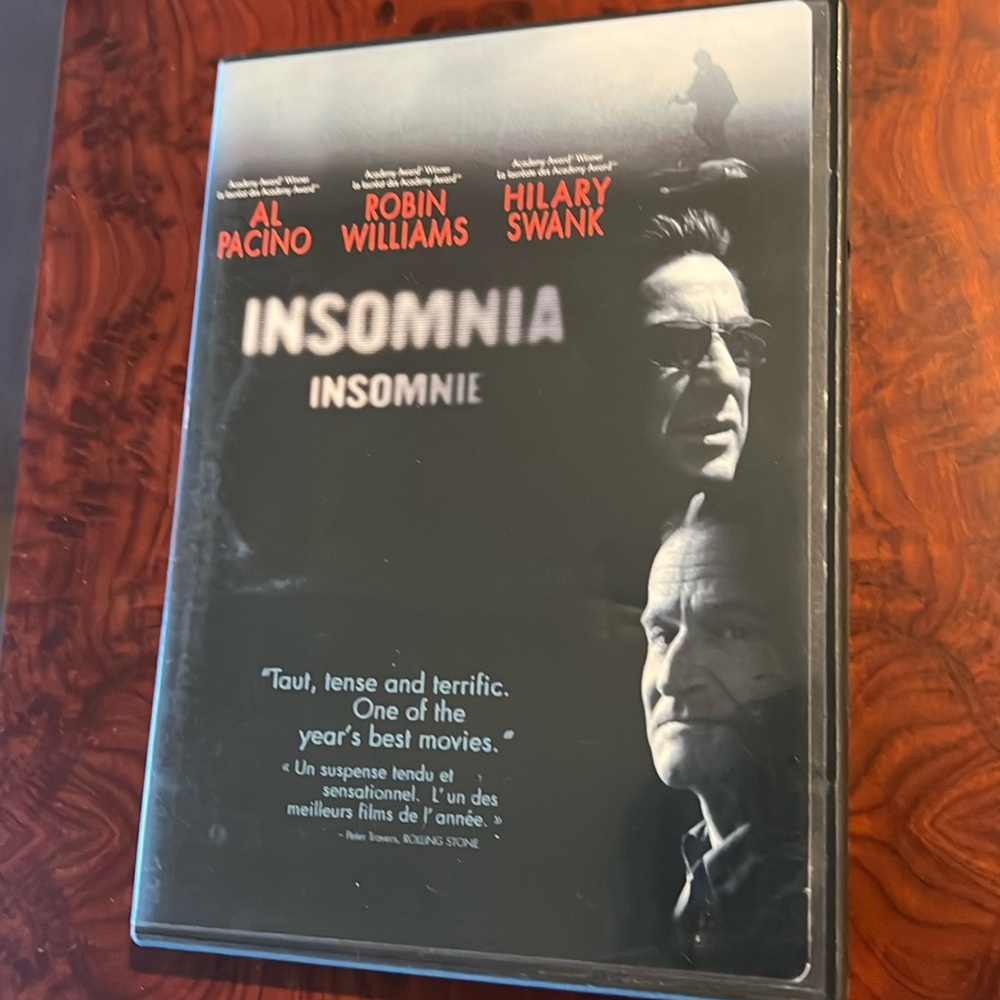 Assorted movies 3/$10 “Insomnia”